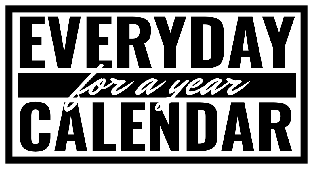 everyday for a year calendar logo
